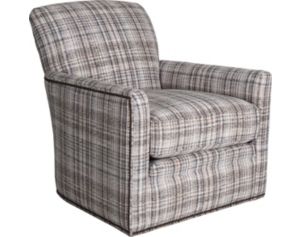 Smith Brothers Of Berne, Inc. 550 Collection Plaid Swivel Chair