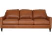 Smith Brothers 261S Collection 100% Leather Sofa small image number 1