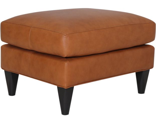Smith Brothers 261S Collection 100% Leather Ottoman large image number 2