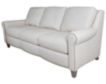 Smith Brothers 268 Collection Cream Genuine Leather Sofa small image number 2