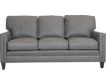 Smith Brothers 3000 Collection 100% Leather Mid-Size Sofa small image number 1