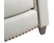 Smith Brothers 268 Collection Cream Genuine Leather Loveseat small image number 6