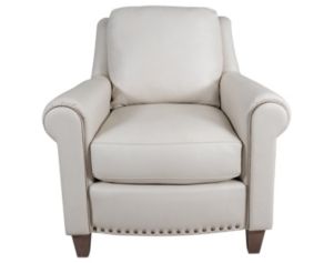 Smith Brothers 268 Collection Cream Genuine Leather Chair