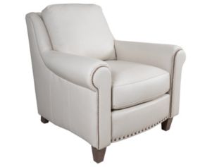 Smith Brothers 268 Collection Cream Genuine Leather Chair