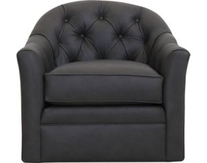 Smith Brothers 540 Collection 100% Leather Swivel Chair