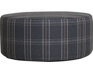 Smith Brothers 8000 Collection Round Ottoman with Casters