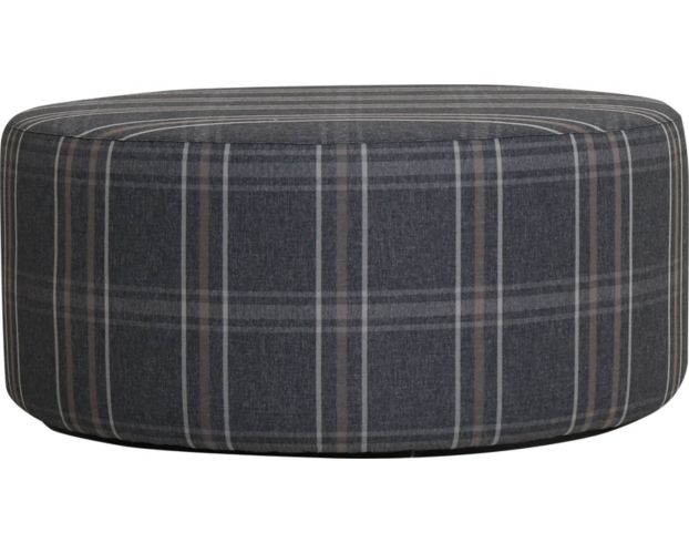 Smith Brothers 8000 Collection Round Ottoman with Casters large image number 1