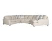 Smith Brothers 8000 Series Light Brown 3-Piece Sectional with Right Cuddler Chaise small image number 2