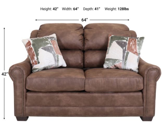 Smith Brothers 280 Collection Loveseat large image number 8