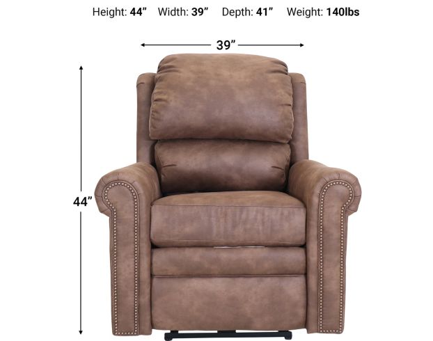 Smith Brothers 280 Collection Power Recliner large image number 8