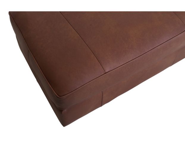 Smith Brothers 8000 Collection 100% Leather Ottoman and a Half large image number 3
