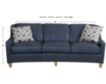 Smith Brothers 227 Collection 100% Leather Sofa small image number 6