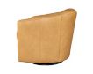 Smith Brothers 506 Collection Camel Genuine Leather Swivel Chair small image number 7