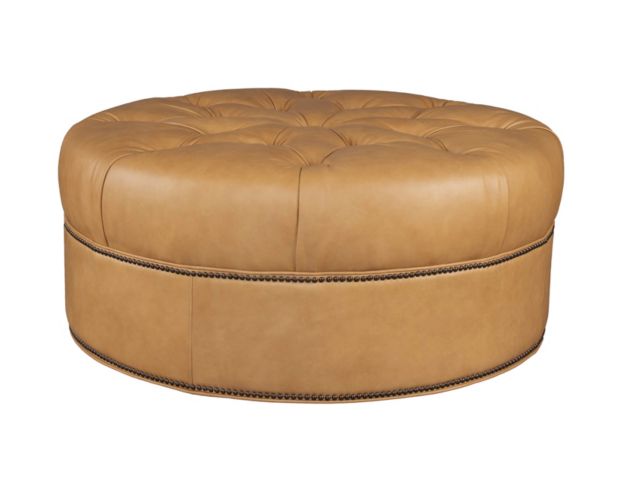 Smith Brothers 2000 Series Camel Genuine Leather Ottoman large image number 1