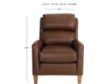 Smith Brothers 541 Collection Leather Recliner small image number 7