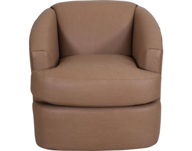Smith Brothers 986 Collection Leather Swivel Chair large image number 1