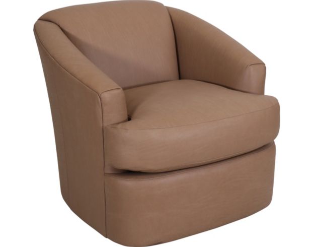 Smith Brothers 986 Collection Leather Swivel Chair large image number 2