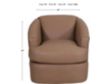 Smith Brothers 986 Collection Leather Swivel Chair small image number 6