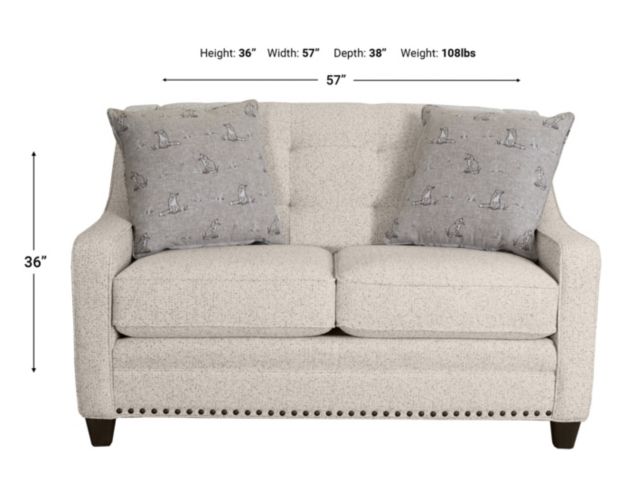 Smith Brothers 203Loveseat large image number 7