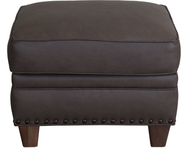 Smith Brothers 203100% Leather Ottoman large image number 1