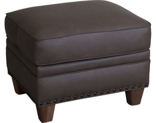 Smith Brothers 203100% Leather Ottoman large image number 2