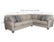 Smith Brothers 5000 Collection 2-Piece Sectional w/ Right Chaise small image number 7