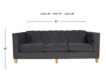 Smith Brothers 243 Collection Black Sofa small image number 5