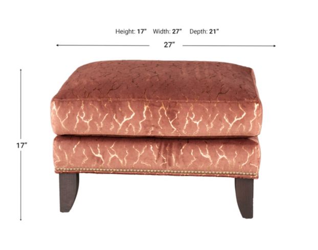 Smith Brothers Of Berne, Inc. 538 Collection Rose Ottoman large image number 6