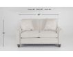 Smith Brothers Of Berne, Inc. 269 Series Cream Loveseat small image number 12