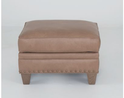 Smith Brothers Of Berne, Inc. 269 Series Tan Genuine Leather Ottoman