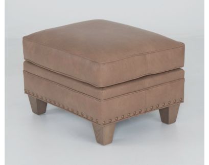 Smith Brothers Of Berne, Inc. 269 Series Tan Genuine Leather Ottoman