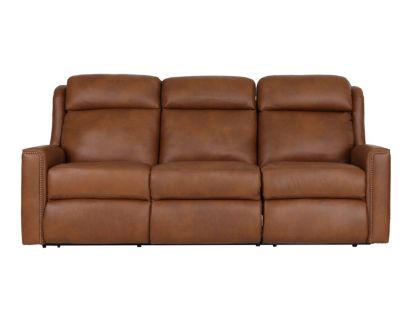 Smith Brothers M101 Collection Genuine Leather Power Reclining Sofa