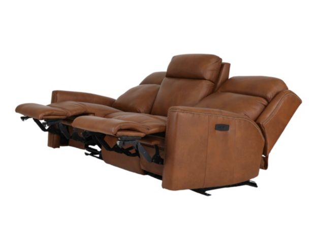 Smith Brothers M101 Collection Genuine Leather Power Reclining Sofa large image number 3