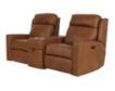 Smith Brothers M101 Collection Genuine Leather Power Reclining Loveseat with Console small image number 3