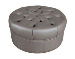 Smith Brothers Of Berne, Inc. 2000 Series Gray Genuine Leather Ottoman