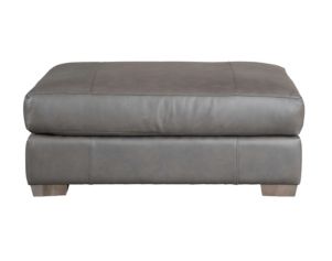 Smith Brothers Of Berne, Inc. 8000 Series Gray Genuine Leather Ottoman and a Half