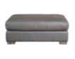 Smith Brothers Of Berne, Inc. 8000 Series Gray Genuine Leather Ottoman and a Half small image number 1