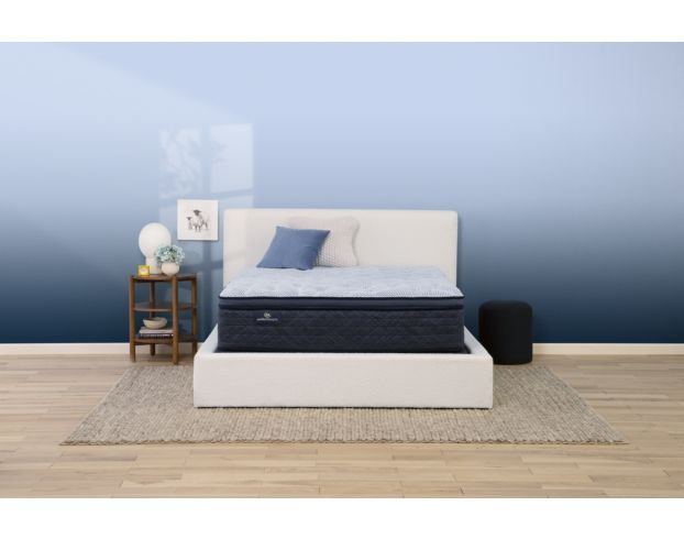 Serta Blue Lagoon Nights Plush Pillow Top Twin Mattress large image number 3