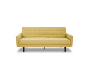 Domus Vita Dba Sealy Home Lydia Yellow Convertible Sleeper Sofa