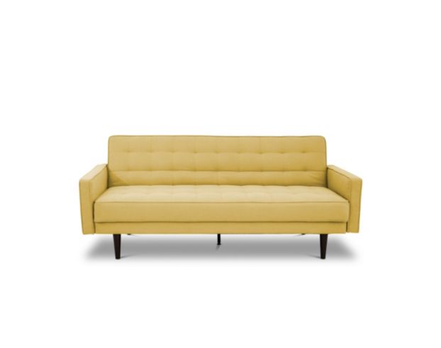 Domus Vita Dba Sealy Home Lydia Yellow Convertible Sleeper Sofa large image number 1