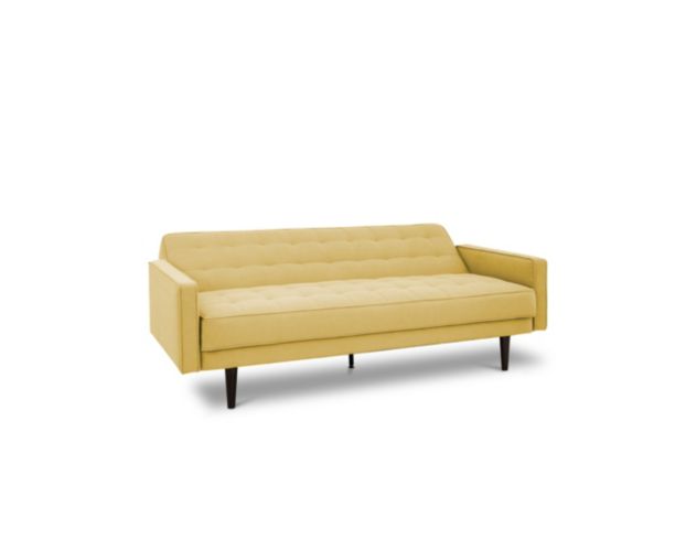 Domus Vita Dba Sealy Home Lydia Yellow Convertible Sleeper Sofa large image number 3