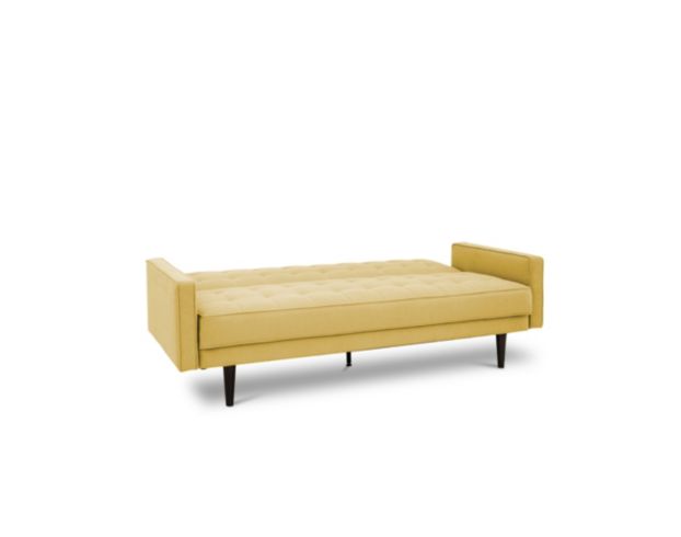 Domus Vita Dba Sealy Home Lydia Yellow Convertible Sleeper Sofa large image number 4