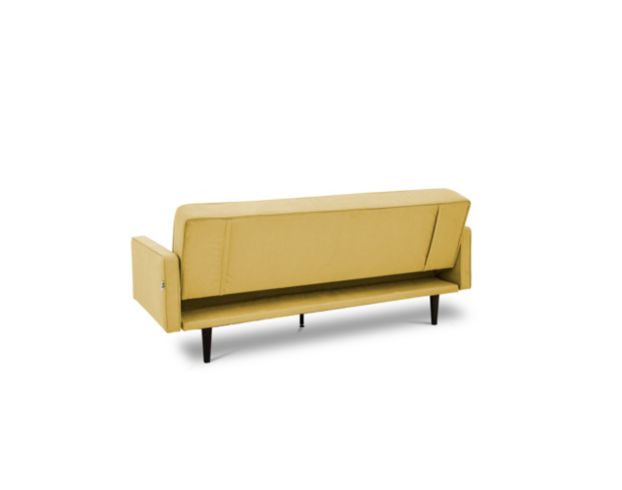 Domus Vita Dba Sealy Home Lydia Yellow Convertible Sleeper Sofa large image number 7