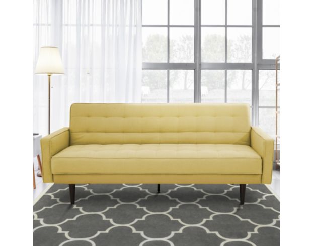 Domus Vita Dba Sealy Home Lydia Yellow Convertible Sleeper Sofa large image number 12