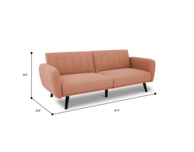 Domus Vita Dba Sealy Home Vento Coral Convertible Sleeper Sofa large image number 17