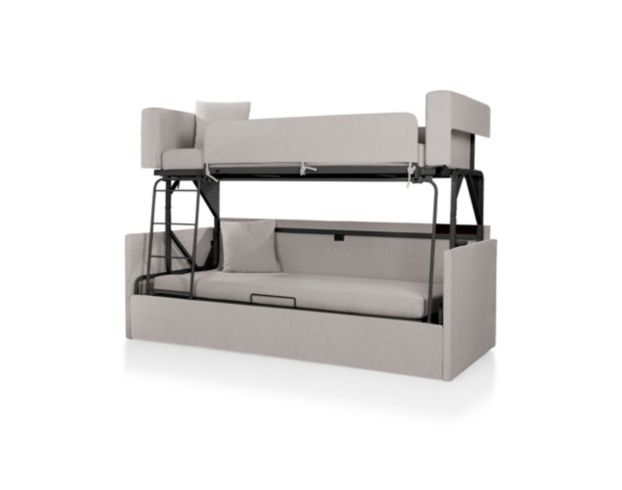 Domus Vita Dba Sealy Home SoFunk Dove Gray Bunk Bed Sleeper Sofa large image number 9