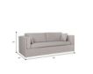 Domus Vita Dba Sealy Home SoFunk Dove Gray Bunk Bed Sleeper Sofa small image number 12