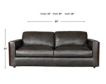 Simon Li J929 Gray Genuine Leather Sofa small image number 11