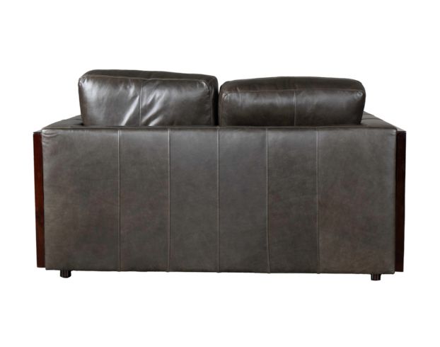 Simon Li J929 Gray Genuine Leather Loveseat large image number 5