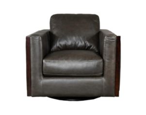 Simon Li J929 Gray Genuine Leather Swivel Chair